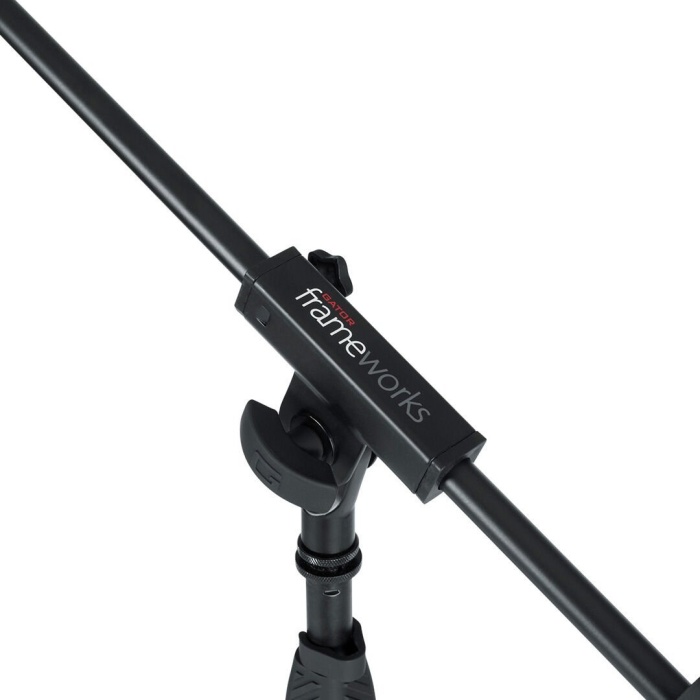 Gator Frameworks 07 0015 GFW-MIC-2010 Tek Boğumlu Bomlu Tripod Mikrofon Standı | Hızlı Kurulum Dayanıklı Kilit Mekanizması